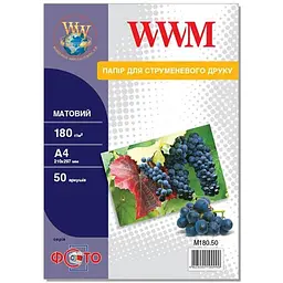 Фотопапір WWM A4 (M180.50)