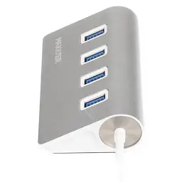 Концентратор Maxxter USB 3.0 Type-A 4 ports silver (HU3A-4P-01) - мініатюра 3