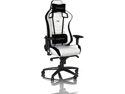 Крісло геймерське Noblechairs Epic Series White/Black (NBL-PU-WHT-001) - мініатюра 2