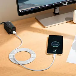 Кабель Baseus Dynamic Series USB-A to USB-C 2m White (CALD000702) - мініатюра 8