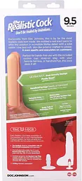 Фалоімітатор, що кінчає Doc Johnson The Realistic Cock ULTRASKYN Squirting 9.5 Inch, 21.6 см - мініатюра 10