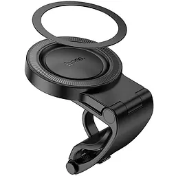 Автотримач Hoco H60 Show ring magnetic (dashboard) Black - мініатюра 4