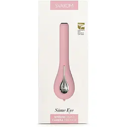Смарт-вібратор з камерою Svakom Siime Eye Pale Pink: Візуальне дослідження управління через програму для точки G - мініатюра 9