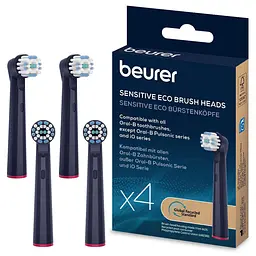 Beurer Насадки для зубних щіток Beurer TB 15/30/50 Sensitive GP, делікатне чищення, 4 шт в комплекті, синій - мініатюра 4