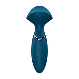 Вібромасажер Satisfyer Mini Wand-er Blue - мініатюра 6
