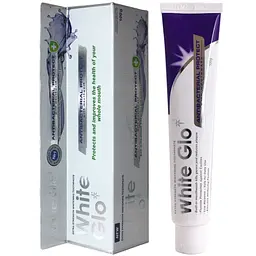 Зубна паста з ополіскувачем White Glo 2 в 1 відбілююча 100 г