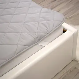 Наматрацник Руно силіконовий на гумці 90х200 сіро-білий (843.52СУ_Grey White)