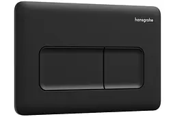 Кнопка змиву для інсталяції Hansgrohe iFrame Original Q матовий чорний 66001670