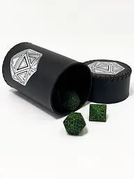 Настільна гра Планета Ігор Чаша для кубиків D20 (чорна) (Dice cup D20 black) (pi-dc004) - мініатюра 6
