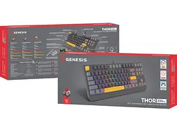 Клавіатура Genesis Thor 230 TKL Anchor Gray Positive RGB Outemu Red (NKG-2081) - мініатюра 11