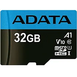 Карта пам'яті ADATA 32GB microSD class 10 UHS-I A1 Premier (AUSDH32GUICL10A1-RA1) - мініатюра 2