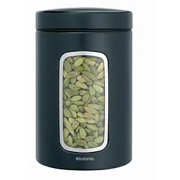 Ємність Brabantia Window Canister для зберігання сипучих продуктів, 1,4 л, чорний (333521) - мініатюра 2