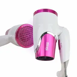 Фен для волосся електричний білий з бузковим 1200W DSP 30077