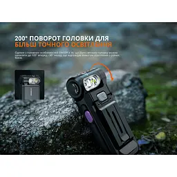 Ліхтар ручний Fenix SW05R-UV LED чорний - мініатюра 11