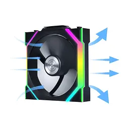 Кулер до корпусу Lian Li Uni Fan SL WIRELESS 120-3, Black (G99.12SL1W3B.00) - мініатюра 9