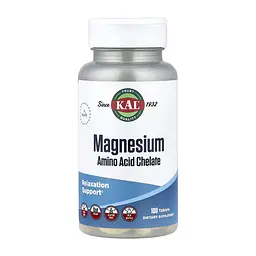Магній Magnesium Amino Acid Chelate 220 мг - 100 таблеток