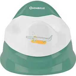 Горщик дитячий Badabulle зі знімною ємністю, зелений-білий (B051002) - мініатюра 2