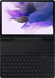 Чохол-клавіатура Samsung Book Cover Keyboard Slim для Galaxy Tab S7 FE 12.4 (T730/T733/T735/T736) / Tab S7+ 12.4 (T970/T795/T976) / Tab S8+ 12.4 (X800/X806) Black ENG/UKR OEM (EF-DT730BBRGRU) - мініатюра 6