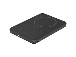Зовнішній акумулятор (Power Bank) Belkin BoostCharge Slim Magnetic 5000mAh 15W Black (BPD010HQBK) - мініатюра 3