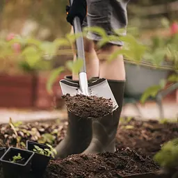 Лопата пряма з заокругленим лезом Fiskars Ergonomic (1066710) - мініатюра 6