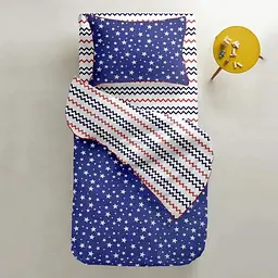 Підковдра Cosas Blue Starfall полуторна 155х215 см (StarBlue_Zig_155q) - мініатюра 5