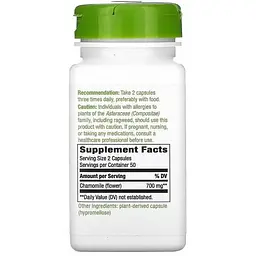 Ромашка Nature's Way Chamomile 700 мг 100 капсул - мініатюра 2