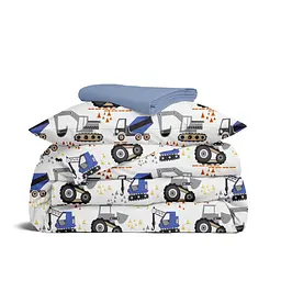 Дитяча постільна білизна Cosas BUILDER TRUCKS 110х140см (BuilderTrucks_117Cloud_140)