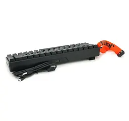 Механічна ігрова клавіатура JEDEL KL166 Hot-Swap Outemu Magnetic Switch Black - мініатюра 3
