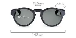 Аудіо окуляри Bose Frames Rondo Black (830045-0100) - мініатюра 3