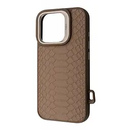 Чохол Kajsa Snake Pattern with Magnetic Ring iPhone 16 Pro
