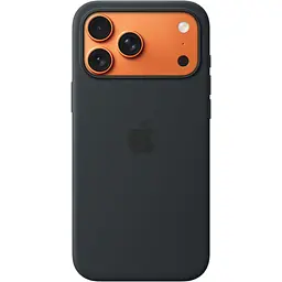 Чохол Silicone Case with Button, Animation & MagSafe для Apple iPhone 17 Pro Max Black AAA [149948]