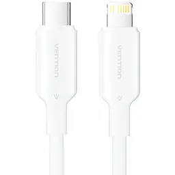 Кабель USB 2.0 Type-C M-Lightning M, 1.0 м, PD 27W, PVC, білий Vention