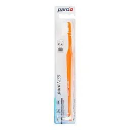 Зубна щітка Paro Swiss M39 середньої жорсткості помаранчева - мініатюра 2