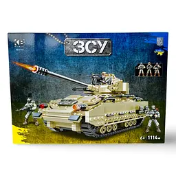 Конструктор KB 1115 LimoToy "Військовий танк" 21,7см фігурки 1114дет в коробці (6903317564156)