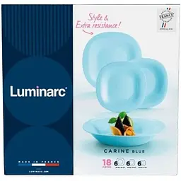 Сервіз Luminarc Carine Diwali Light Blue 6 персон 18 предметів (P7629) - мініатюра 3