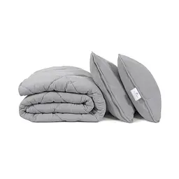 Набір ковдра з подушками Penelope - Colors in Comfort gray сірий євро - мініатюра 9