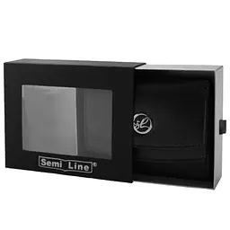 Гаманець жіночий шкіряний Semi Line RFID Black (P8274-0) - мініатюра 4