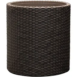 Горщик для квітів Keter S Cylinder Planter коричневий 7 л (17197934521_S) - мініатюра 2