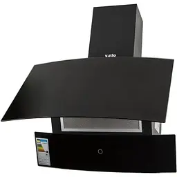 Витяжка декоративна Ventolux Wave 60 BK (900) TRC - мініатюра 2