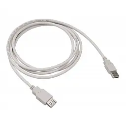 Подовжувач USB (штекер A — гніздо А) 3 метри сіра версія юсб 2.0