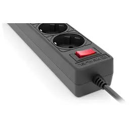 Мережевий фільтр живлення REAL-EL RS-Protect 505, 1.8m, black (EL122300044) - мініатюра 8