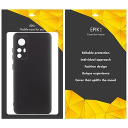 Чохол TPU Epik Black Full Camera для Xiaomi 12T / 12T Pro Чорний - мініатюра 3