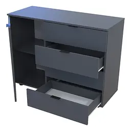 Комод Doros GС1 Графіт 100х40х81.2 (41510069) - мініатюра 4