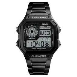 Годинник наручний 1335BK Black. Skmei acs0030806