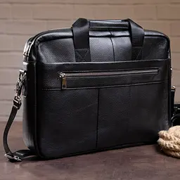 Чоловіча шкіряна сумка Vintage 40х28х6,5 см sum0012579 - мініатюра 5