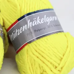 Пряжа Лана Аль Зетта; Жовтий 3 Скеїн 55 м / 50 г. 70% Поліаклі 30% Нова вовня. - мініатюра 3
