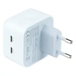 Мережевий зарядний пристрій XO L102 EU Dual Type-C Port 35W (33607-01_321) - мініатюра 4