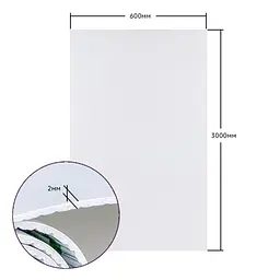 Самоклеюча стінова PET плитка Sticker Wall в рулоні 600х3000х2мм SW-00001688 - мініатюра 3