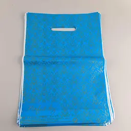 Пакети з вирубаною ручкою (25*35+3)"ПЕРФЕКТ" СИНІЙ ХВГ (25 шт.)
