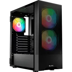 Корпус LogicConcept ARYA MESH+GLASS ARGB fans 2x140mm+1x120mm BLACK без БЖ ATX (AT-ARYA-10-000000-0002) Без БП